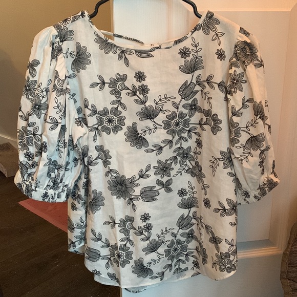 NWT Ann Taylor Linen Blouse XS - Picture 1 of 4
